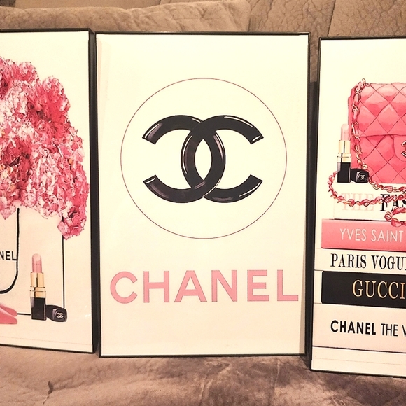 Three piece 11"×17" Framed Wall Art - Picture 2 of 4